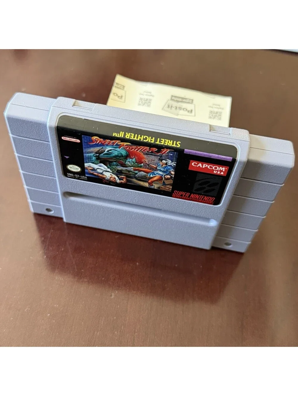 Street Fighter II SNES Tested Clean & Working Authentic SNES Cartridge Capcom